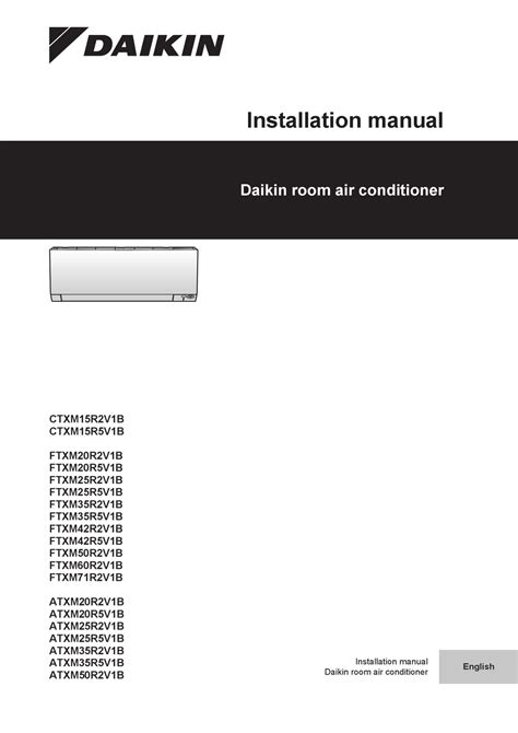 DAIKIN CTXM15R2V1B OPERATION MANUAL Pdf Download.